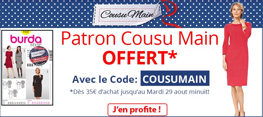 CouponsStPierre's tweet photo. Super offre CousuMain! Le Patron de la  robe Cousu Main OFFERT chez les #@CouponsStPierre #cousumain !! ici : https://t.co/98vu9Fzl33 https://t.co/21tyvRNZVf