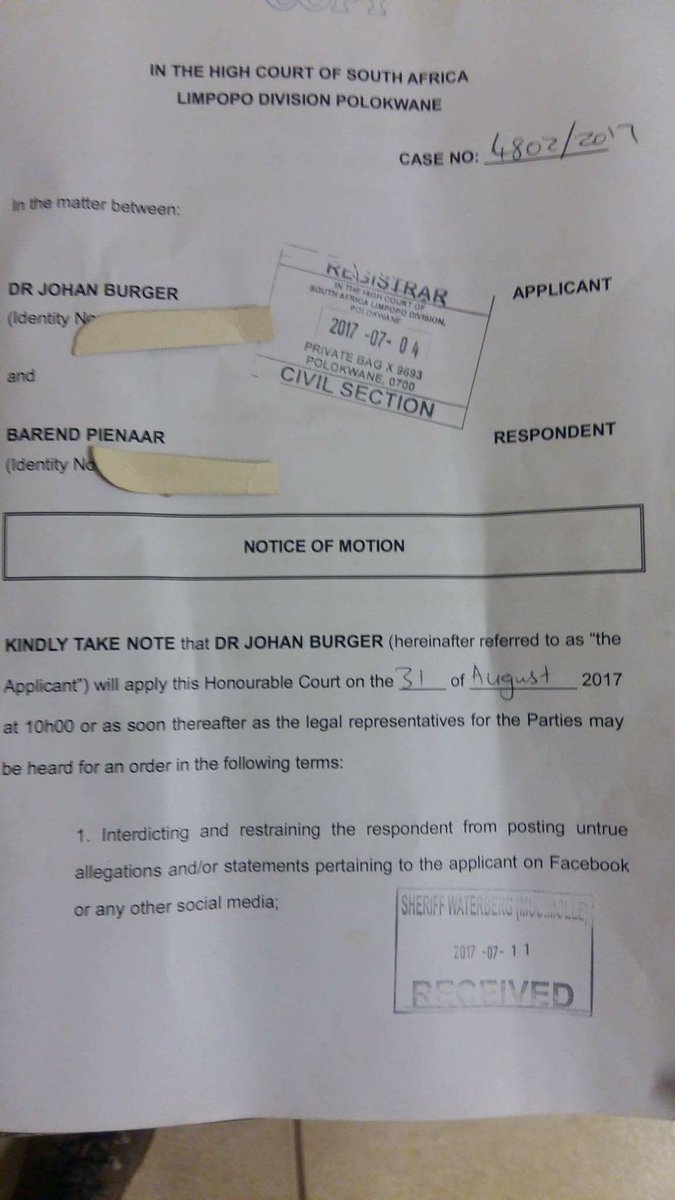 SAalienate's tweet photo. #JohanBurger @ Institute Security Studies your a P**S for taking #farmer to court that disagree with you saying #farmmurders are only theft. https://t.co/XJp8zGdkWH