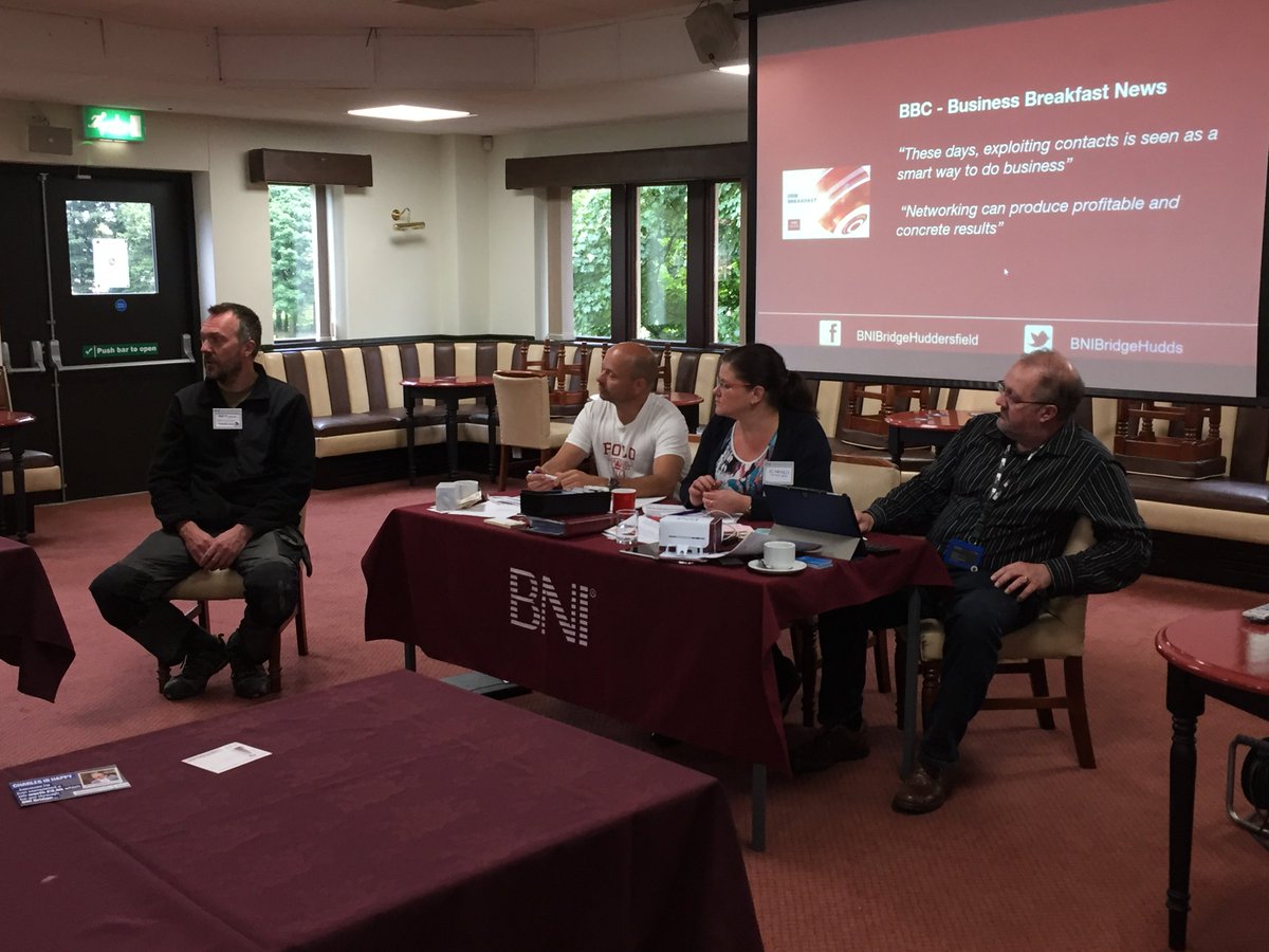 Great meeting this morning with Feature Presentation from Ben <a href="/netpointsol/">Netpoint Solutions</a> &amp; Hot Seat (Q&amp;A) with Mat <a href="/holbrookheat/">Holbrook Heating</a> #Huddersfield #Networking