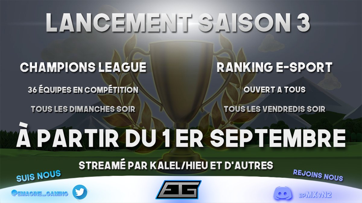 Lancement de la saison 3 E-Magine Gaming Champions League !
More read : clashreview.com/blog/e-magine-…