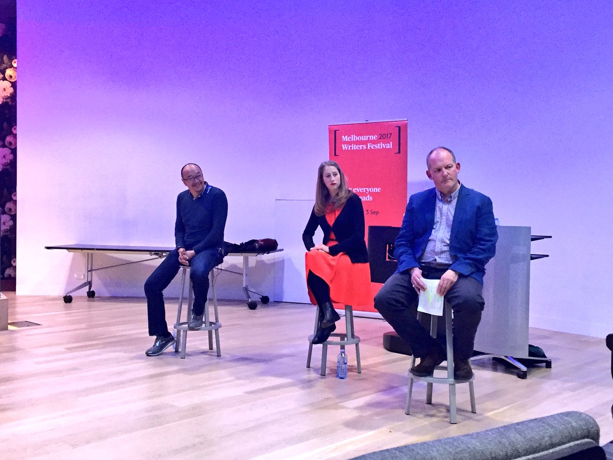 IHLaking's tweet photo. The panel hard at work at the #MWF17 #SerialStorytelling session.👌🏻 https://t.co/MevJ6c7OM1