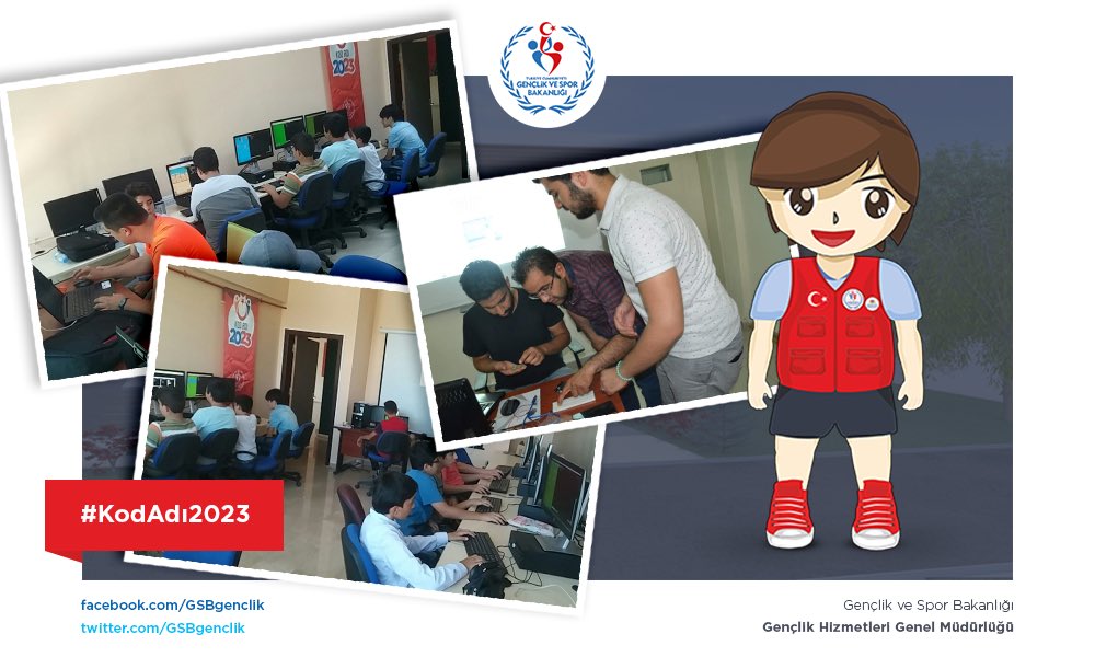 GSBgenclik's tweet photo. Geleceğin dijital mühendisleri, günümüzün tuşlarında kendi yazılımlarını yazıyor, kendi geleceklerini hazırlıyor! #KodAdı2023 https://t.co/nnXVEYogn5