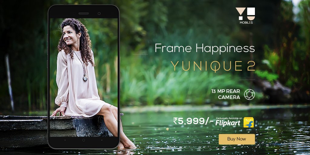 YUplaygod's tweet photo. Make happiness appear brighter with the amazing 13 MP rear camera on the #Yunique2. Buy now on @Flipkart : https://t.co/Xp9oshCDLF https://t.co/VoIDL4H7G6