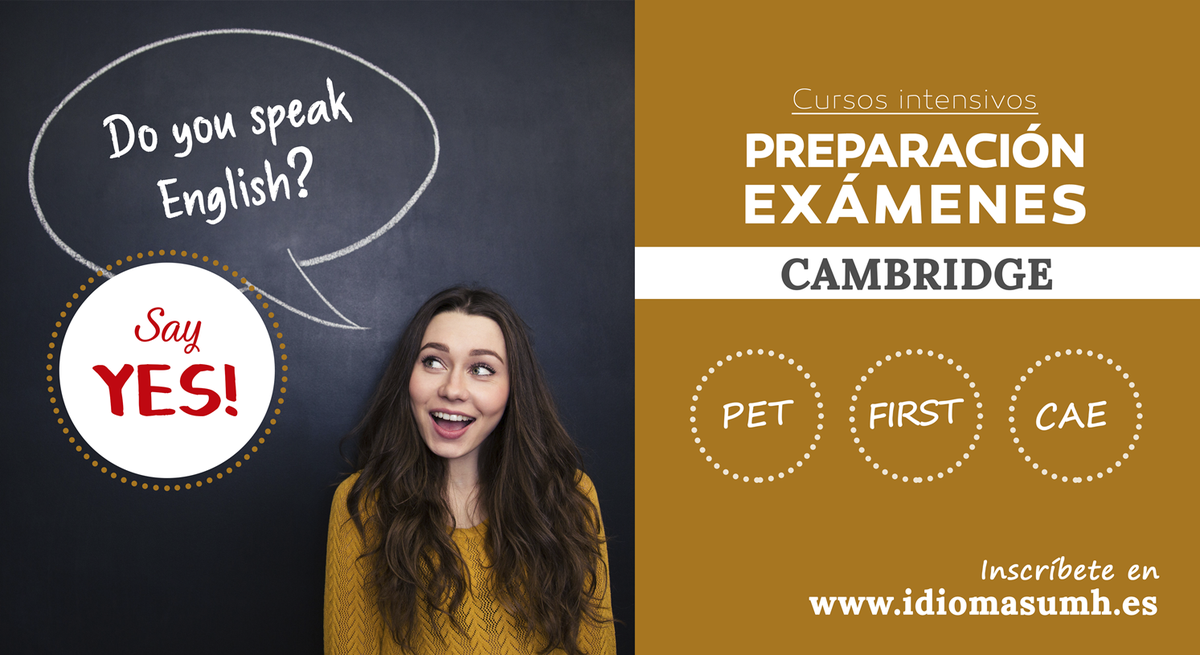 Certificar tu nivel de #inglés es muy importante Último día para apuntarte a los cursos #Cambridge @LabIdiomasUMH bit.ly/2tLmxY9