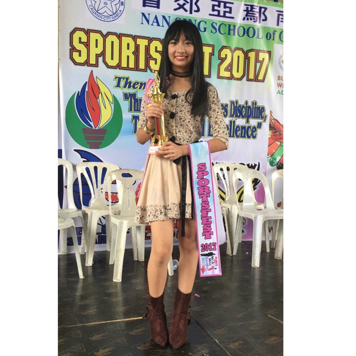 nonaclemente's tweet photo. Yayyy!!! Congratulations Rainbow!  @iiGummi Ms. Sportsfest 2017! So smart and pretty! We are so proud of you ! https://t.co/ychkH6k8IF