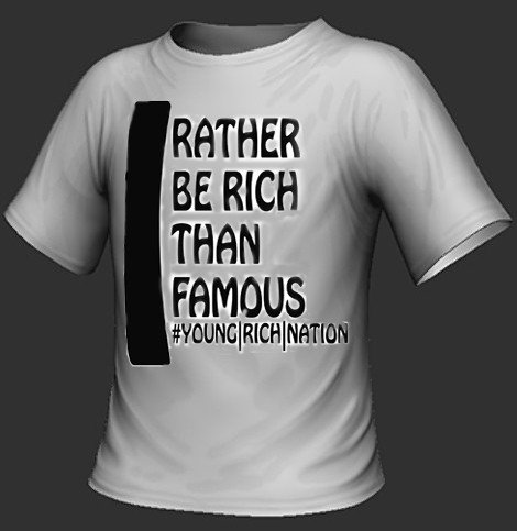 DjJWattsLive's tweet photo. “I Rather Be Rich Than Famous” T-Shirts https://t.co/4HjRmmW68P https://t.co/j7iEiyHQoY