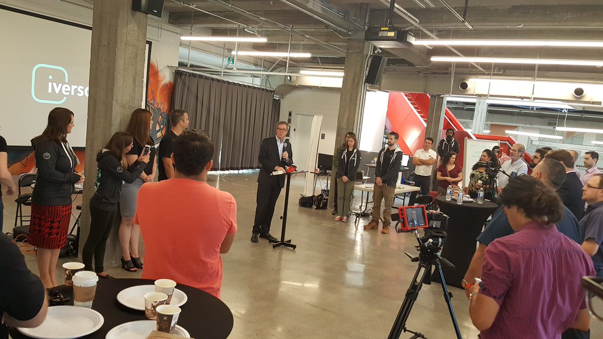 Thank you <a href="/JimWatsonOttawa/">Jim Watson</a> for joining <a href="/Iversoft/">Iversoft</a> announcing the M&amp;A of <a href="/ReSoMe/">ReSoMe</a> and celebrating exponential growth at <a href="/Bayview_Yards/">Bayview Yards</a> #Ottawa