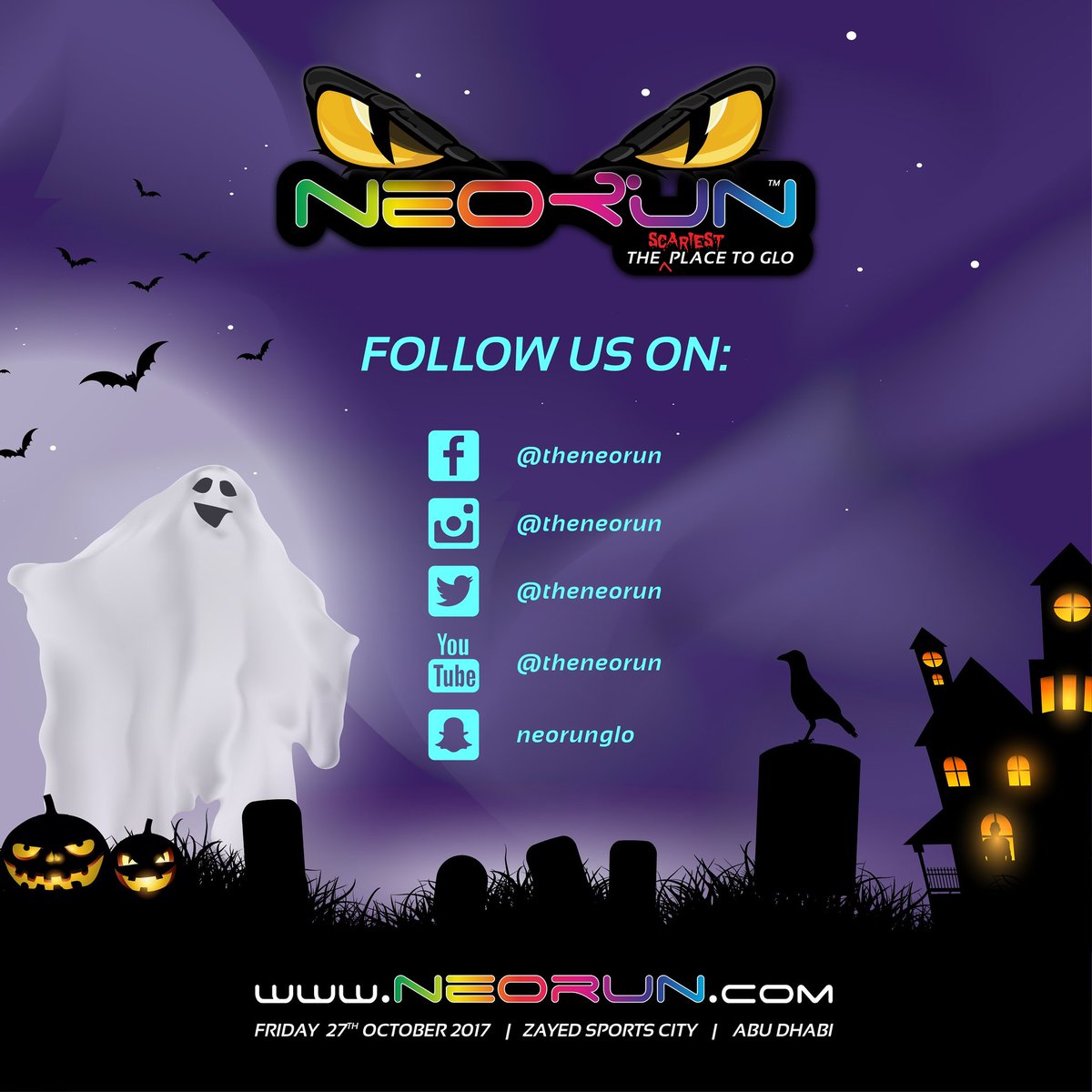 TheNeoRun's tweet photo. YoGLO! Are you following us on social media to know latest news about the most GLOtastic night? If not, go ahead and press like! #TheNeoRun https://t.co/pruv8PW4Bh