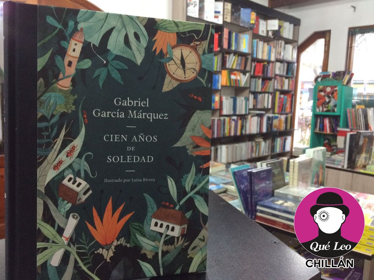 Cien Años de Soledad, en su edición conmemorativa de 50 años, disponible en Qué Leo Chillán. ✍️📓🦋 @megustaleercl <a href="/laluisarivera/">Luisa Rivera</a>