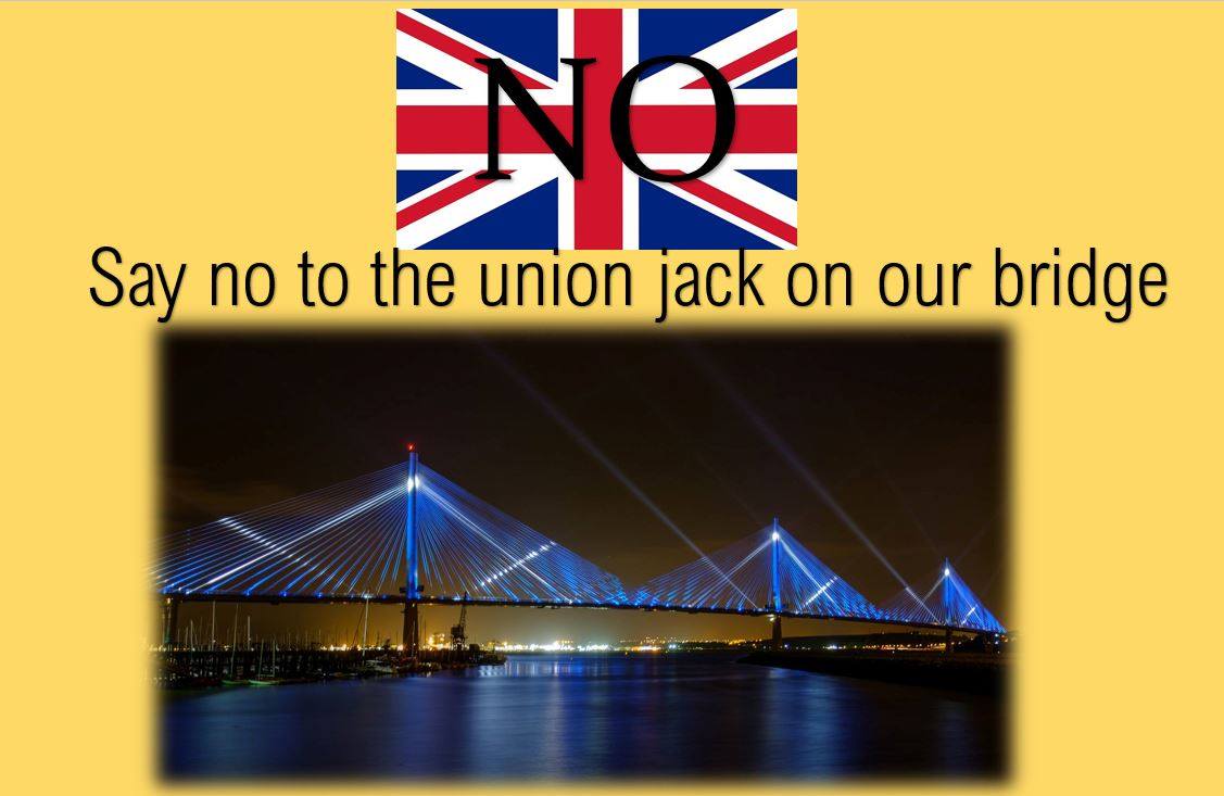 BjCruickshank's tweet photo. No 'Butcher's Apron' on Scotland's Bridge: UK Government never contributed a penny towards our Bridge! https://t.co/09ICZ3SJxK