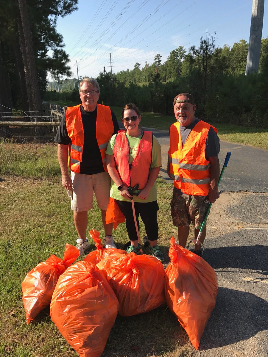 LakeMurrayIrmo's tweet photo. We had a great time cleaning our road for the Adopt-A-Highway cleanup this past Saturday! https://t.co/DAjSi3f3jY