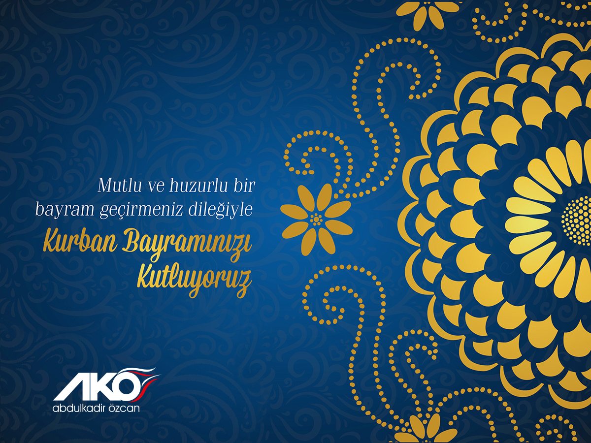 Huzurlu ve mutlu bir bayram geçirmeniz dileğiyle, Kurban Bayramınızı kutluyoruz. #kurbanbayramı