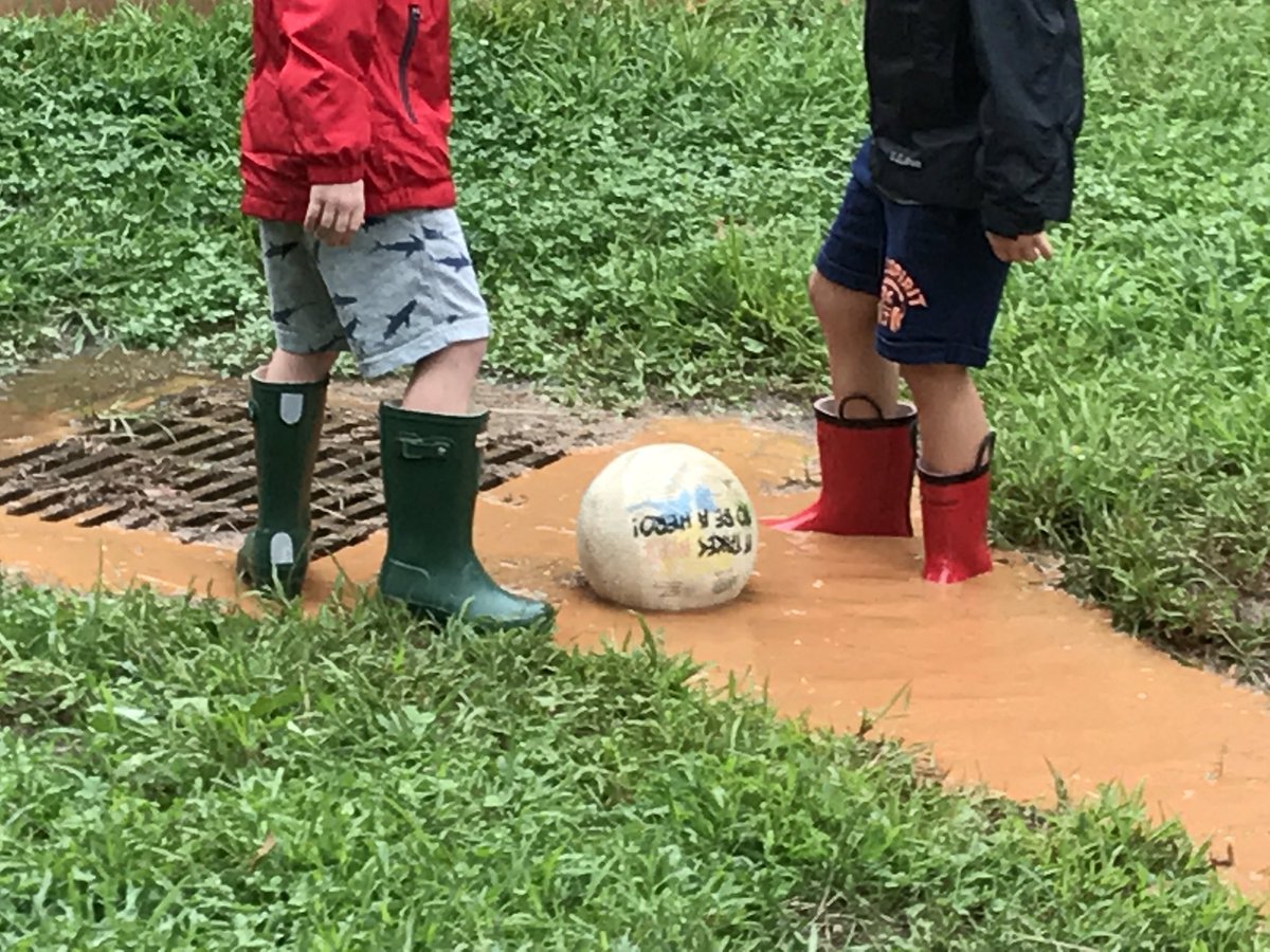 A rainy day 5 means playing in the puddles and rain during recess! <a href="/MeriwetherLES/">Meriwether Lewis</a> <a href="/ShannonRauth/">Shannon Rauth</a> <a href="/lizcville/">Lizcville</a> <a href="/MsDsDucklings/">Kathryn DeAtley</a> <a href="/rachelshamey/">Rachel Shamey</a>