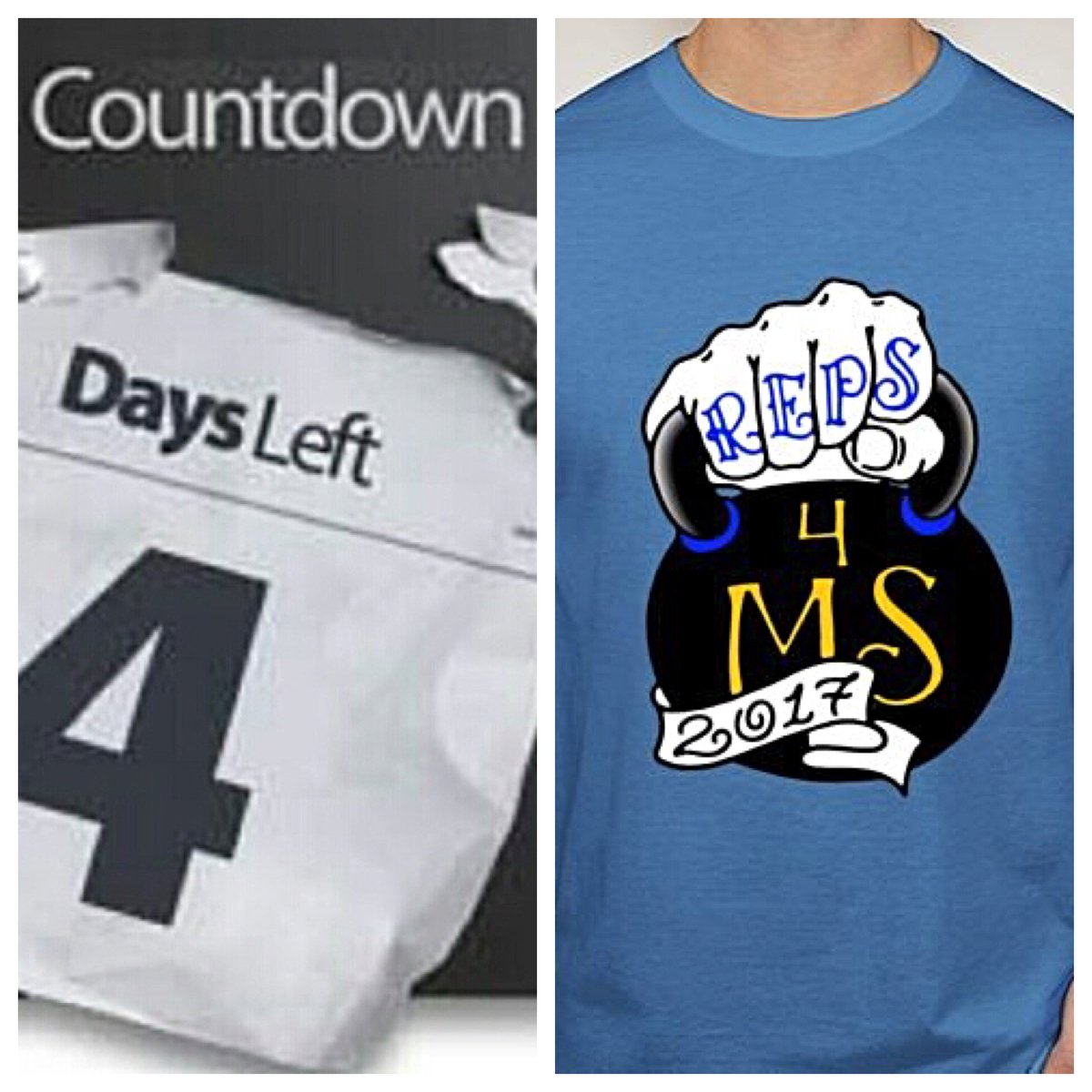 Reps4MS's tweet image. Only 4 days left 2 order ur @Reps4MS 2017 shirt! Orders must be placed by 9/1. Here's the link to get ur shirt: 
customink.com/fundraising/re….