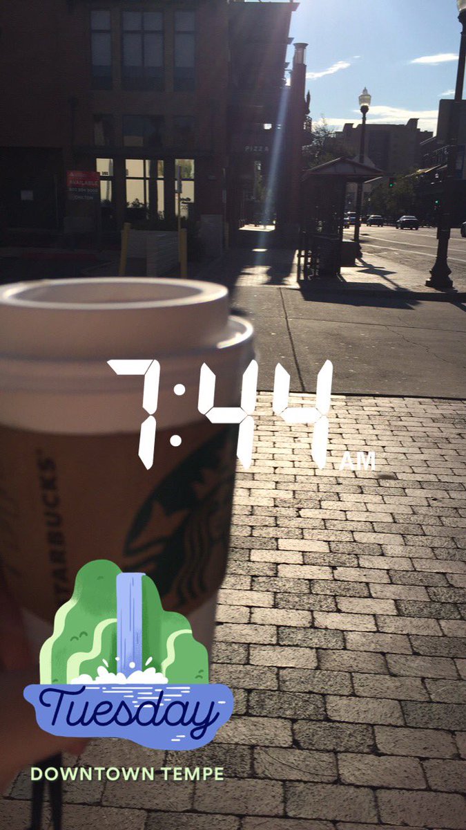 Tiffanimonreal's tweet photo. When you wake up at 5 and babysit for two hours all before a 9 hour work day and an interview right after... #3rdstarbucksrun #before8am https://t.co/31b7cfrV63