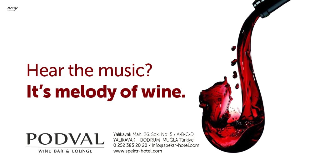 SpektrHotel's tweet photo. PODVAL
0252 385 20 20
https://t.co/ZCxSLmDKoS
Hear the music?🍷
It's melody of wine.
#spektrhotel #bodrum #yalikavak #palmarina #podval https://t.co/ckbk6PQ7mG