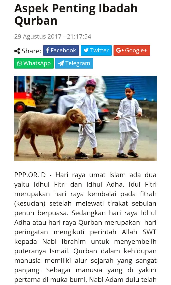 DPP_PPP's tweet photo. Aspek Penting Ibadah Qurban https://t.co/5Sla0WlEm2 #PPPBergerak #BergerakBersamaRakyat #PartaiPersatuanPembangunan https://t.co/0xJTak2uKm