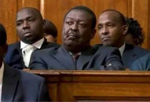 A rare photo of  Murkomen and Duale's mouths closed/shut