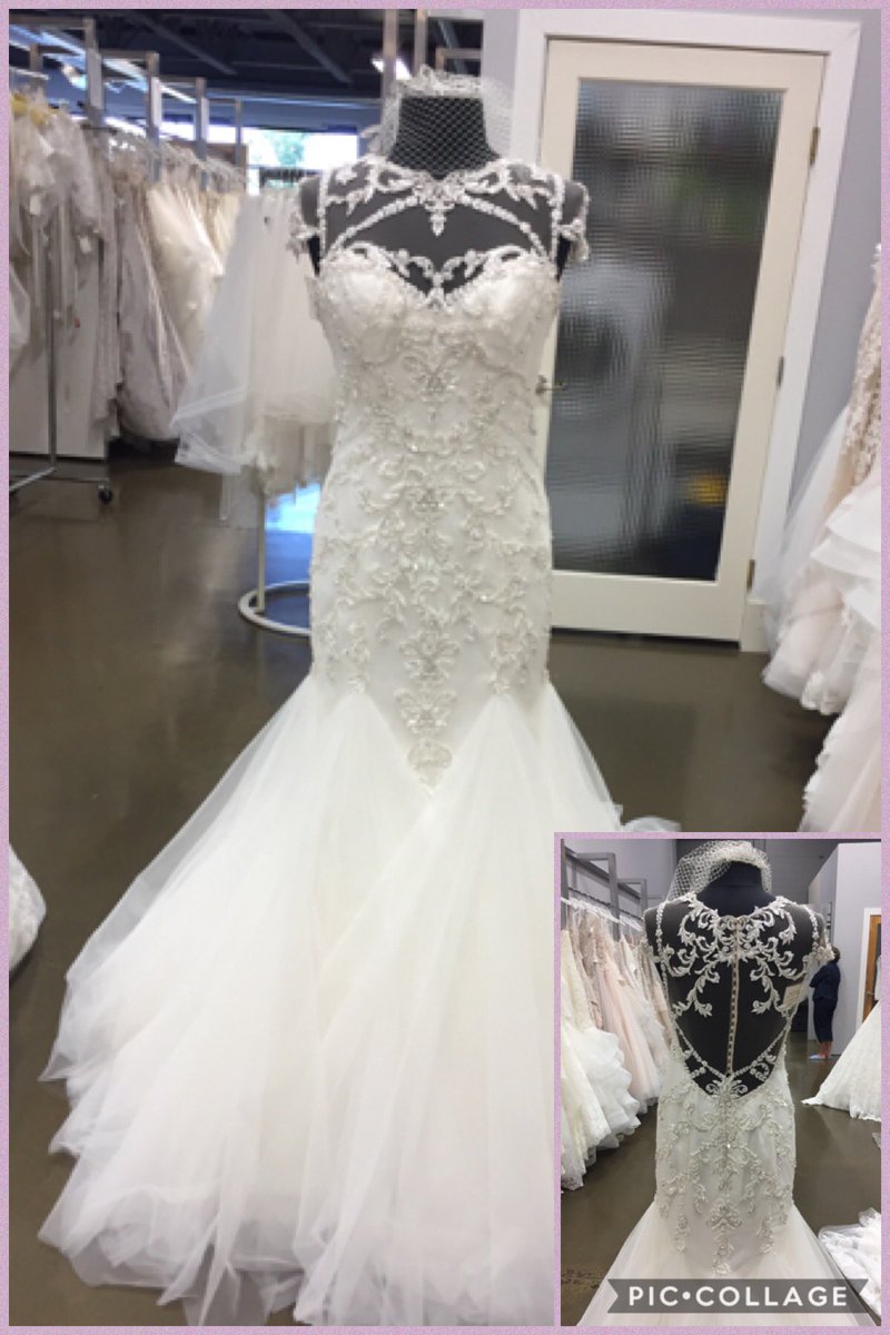 bridaldebut's tweet photo. JUST IN! This is Sottero &amp; Midgley “Grayson” our sample is a size 10 I ivory/soft pearl #maggiesottero #bridaldebut https://t.co/ZOMbn7ogJ3