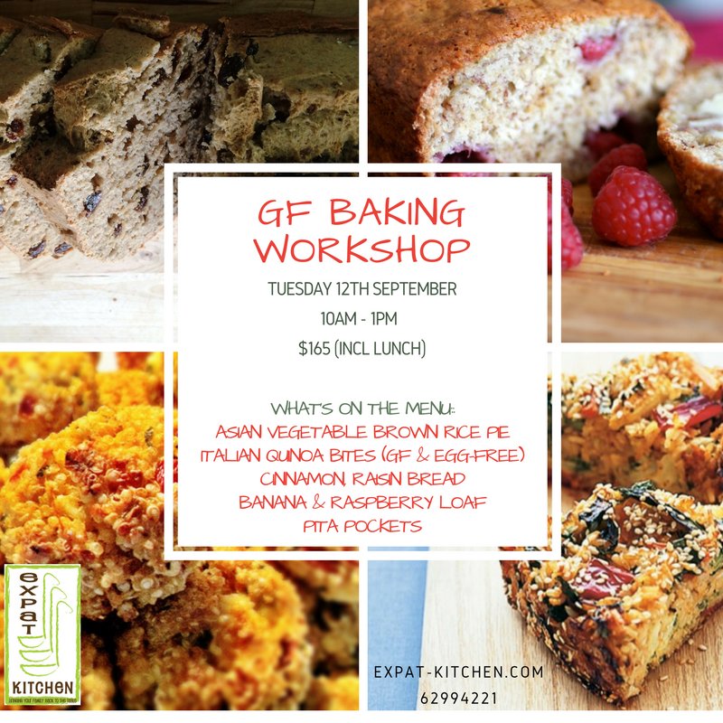 Expat_Kitchen's tweet image. Go Healthy...Go Gluten Free! #GFBaking #FocusClasses #ExpatKitchenSG #CookingSchool