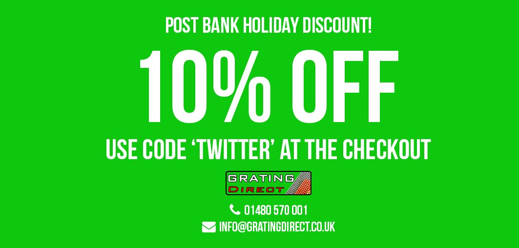 grpgrating's tweet image. Post-bank holiday blues? Let us cheer you up! There's a 10% discount on our online shop with the code: Twitter! 🙌 
ow.ly/x2RY30eKCC9
