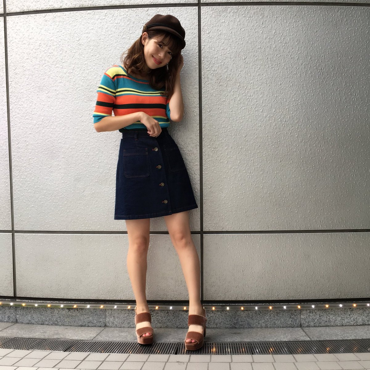 デニムミニスカート