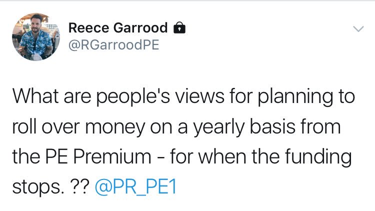 PR_PE1's tweet photo. Views? @RGarroodPE https://t.co/PCNScExgYS