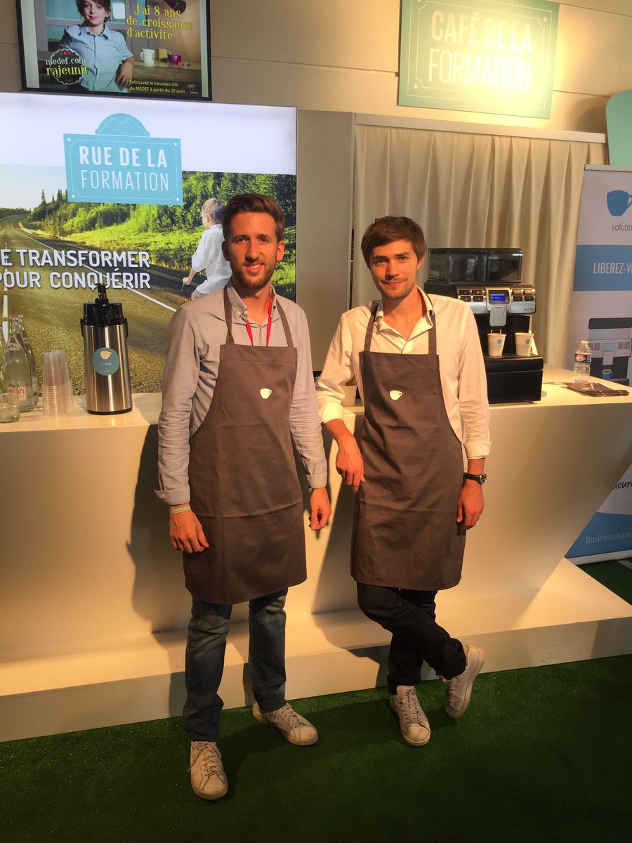 L'équipe Kawa vous attend pour un café fraîchement torréfié #Uemedef17 #cafe #medef