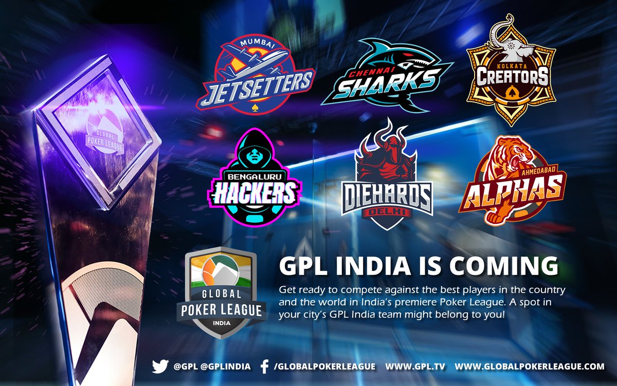 GPLIndia's tweet image. 🇮🇳♣️ The @GPL announces the Global Poker League India! 
ℹ️ bit.ly/2wFWinC