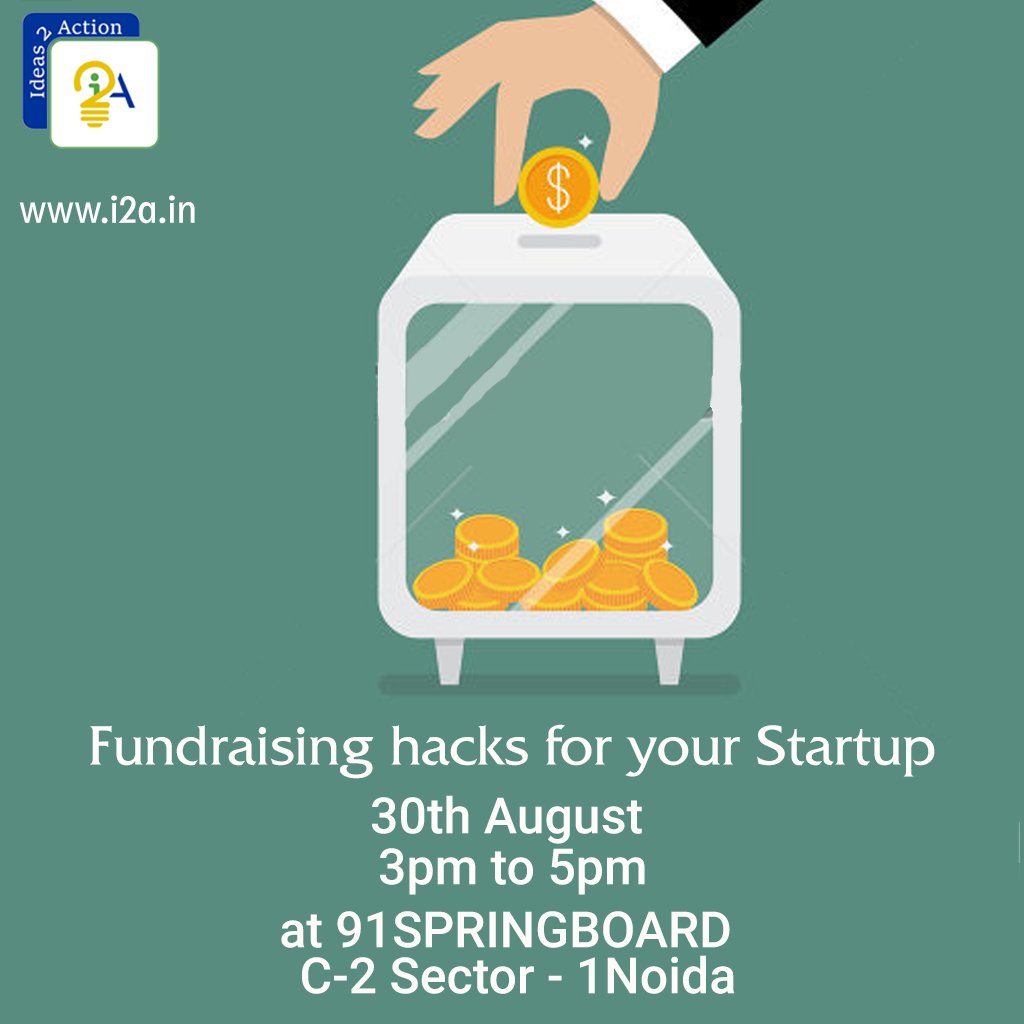 i2A_tweets's tweet photo. @startupindia Fundraising Hacks
Join us on our workshop and get to know the main aspects of funding.

Register at: https://t.co/8pw3lLEvHU https://t.co/mkqREdPKOe