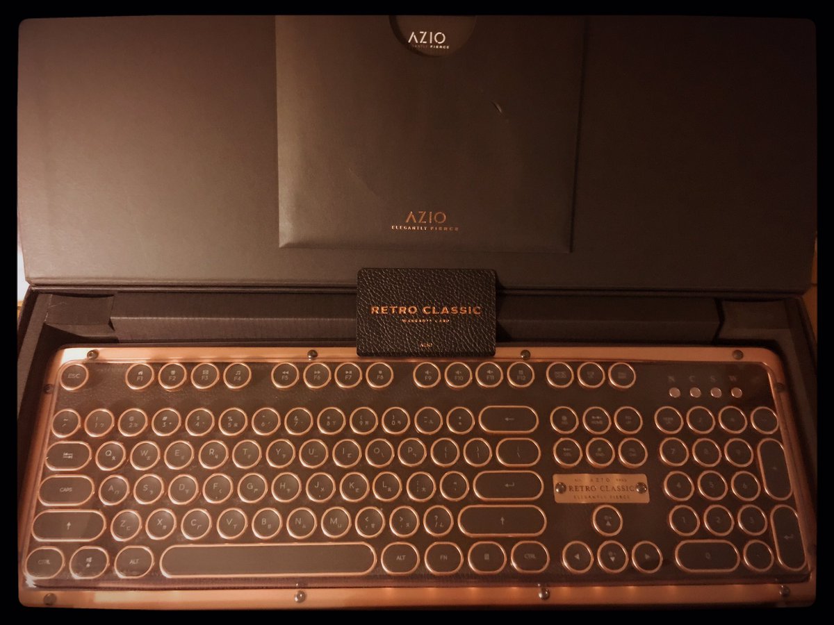 Ayaka スチームパンク風のキーボードを買ってしまった めっちゃくちゃ楽しい Ayaka スチームパンク風のキーボードを買ってしまった めっちゃくちゃ楽しい