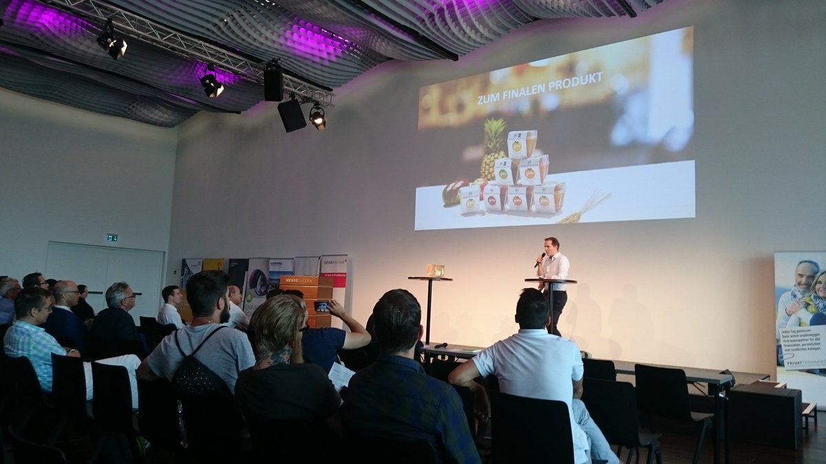 startuptickerCH's tweet photo. #startuptag #zentralschweiz Tobias Gunzenhauser erzaehlt die Erfolgsgeschichte @yamobaby https://t.co/xskRgxRE64