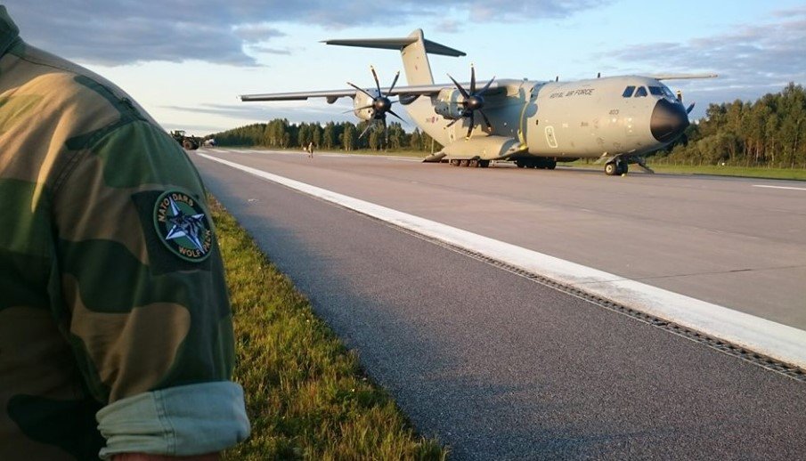 Preparations underway for Exercise Ramstein Dust in #Latvia. #WeAreNATO