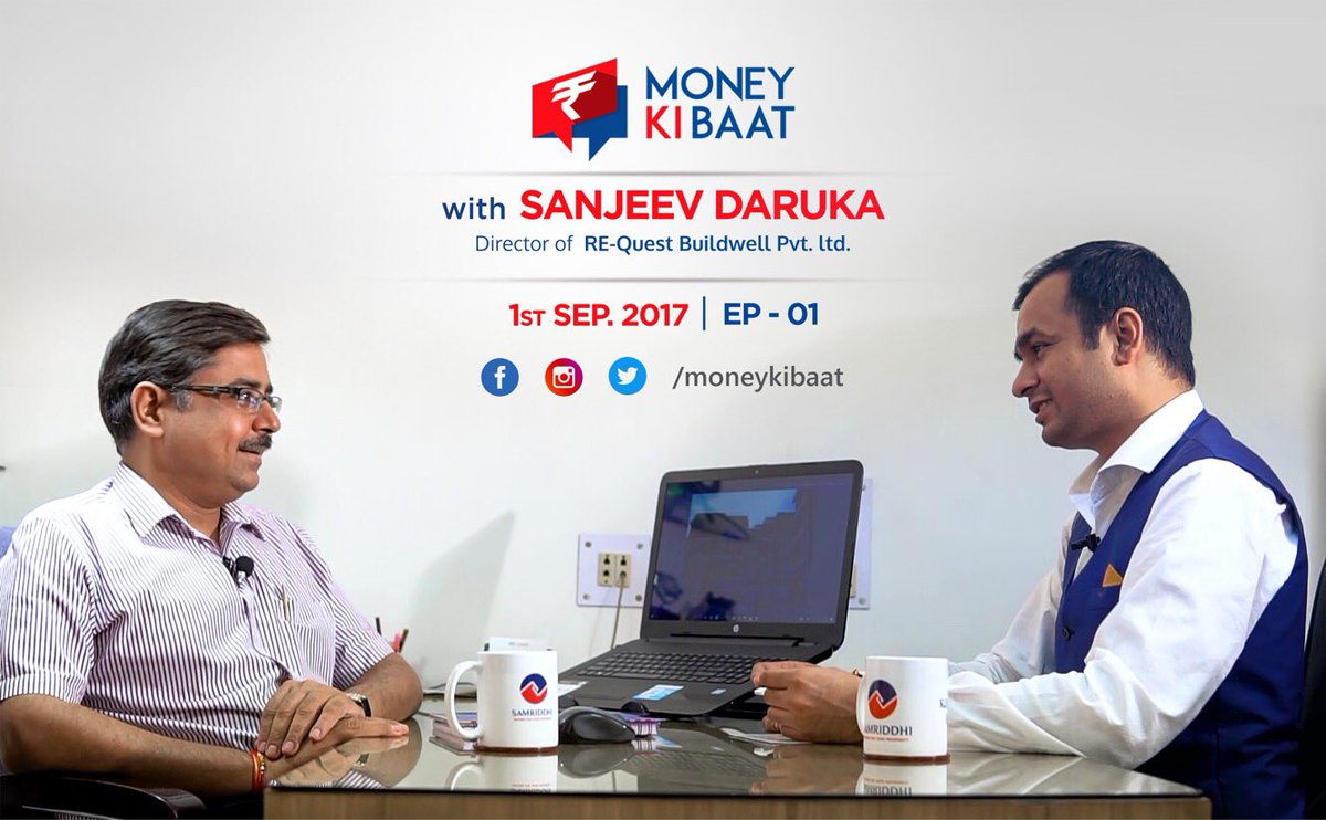 MoneyKiBaat's tweet photo. 1st Episode of Money Ki Baat with The REal Deal Maker, Mr. Sanjeev Daruka. 

Tune in to our fb page.
#moneykibaat https://t.co/gl5iJgygmf
