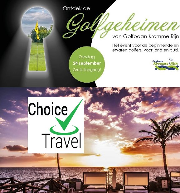 golfkrommerijn's tweet photo. Met welke geheime #golf #vakantiebestemming kan @choicetravel.nl jou verleiden? 24/9: #opengolfdag #golfgeheimen https://t.co/OBJxoNl4ZQ https://t.co/0oHpN8WYU4