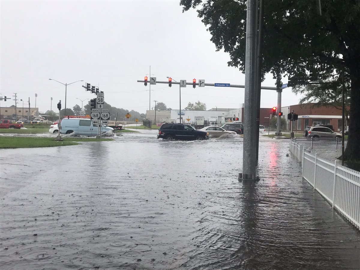 City Of Norfolk Va Norfolkva Seeing Some Flooding In Spots As Reminder Do Not Drive In High Water