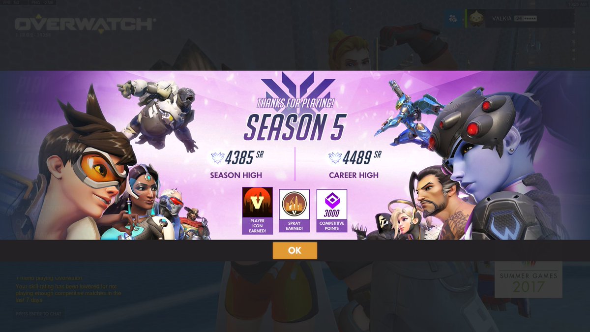 Valkia Not The Best Season Hoping S6 Will Be Better Overwatch Overwatcheu