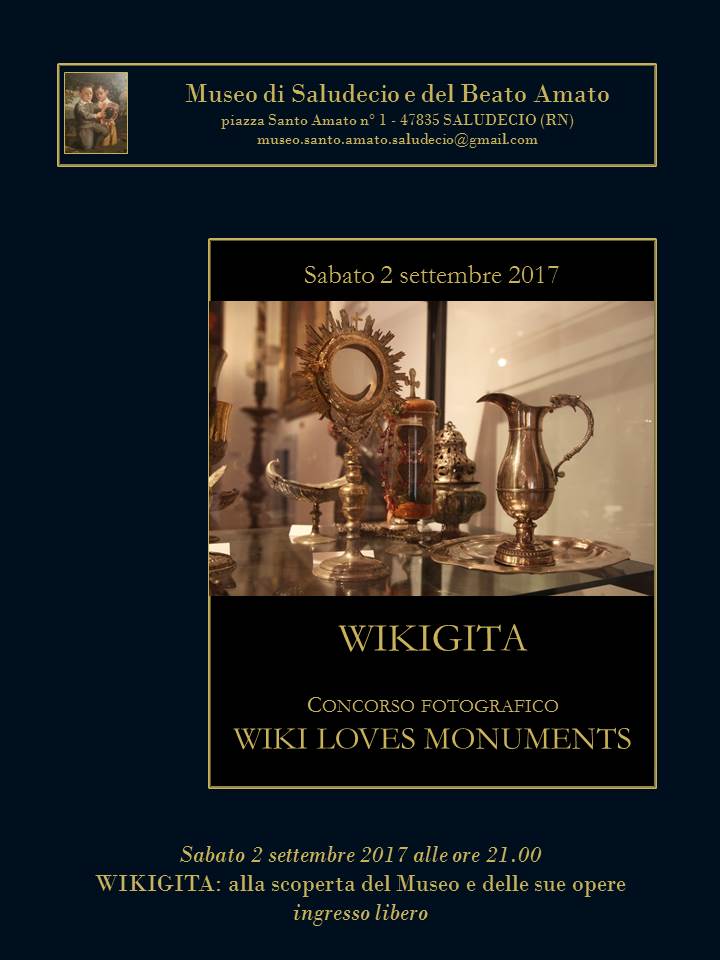 Marco_Musmeci's tweet photo. Sabato 2 settembre alle ore 21 per #WikiLovesMonuments ci sarà la #WikiGita alla scoperta del #museo e di Santo Amato Ronconi da #Saludecio https://t.co/WwW7gixmFE