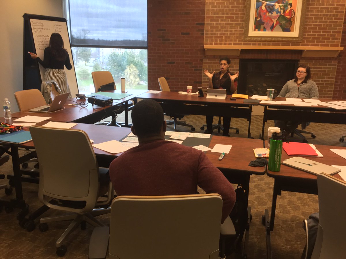 IamRelational's tweet photo. "Salima becomes part of that conversation &amp; yet as a facilitator has the ability to stay on the peripheral &amp; pose questions." -Ombuds, EMU https://t.co/42n7HKQdVa