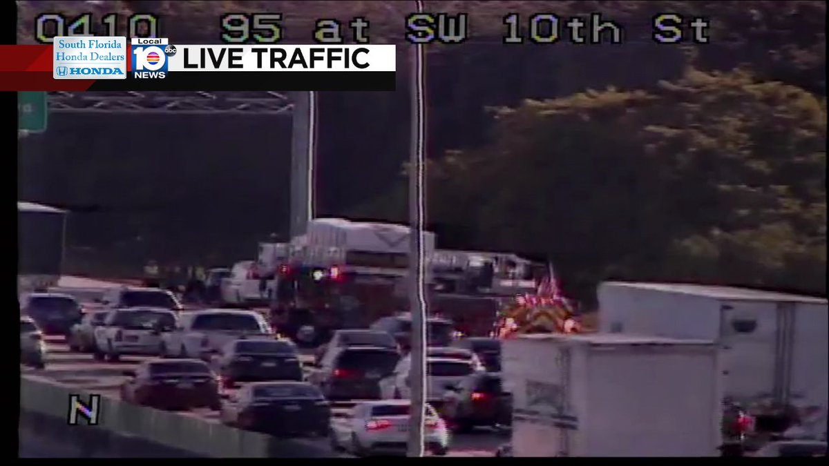 Crash on I-95 NB at SW 10th St #traffic https://t.co/aCTjGrCs5c