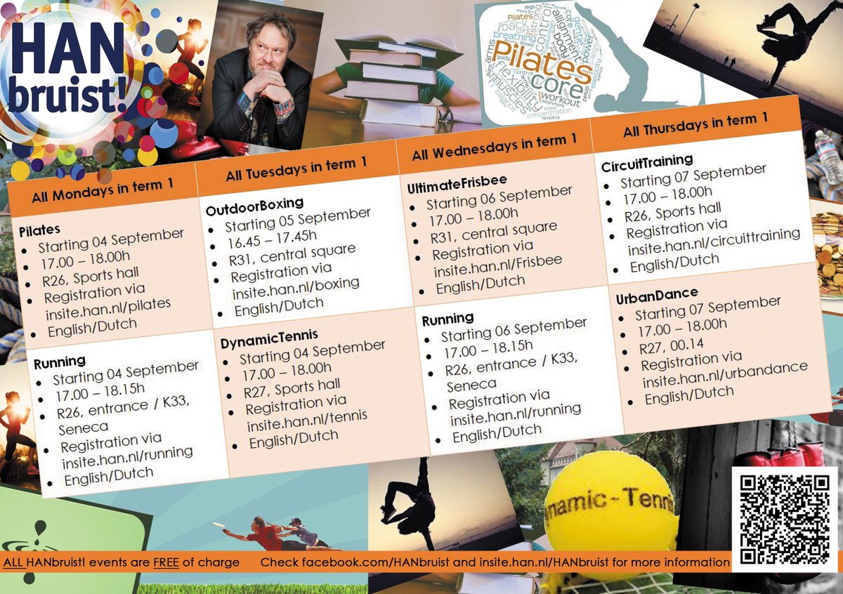 Het nieuwe programma voor periode 1 is bekend!