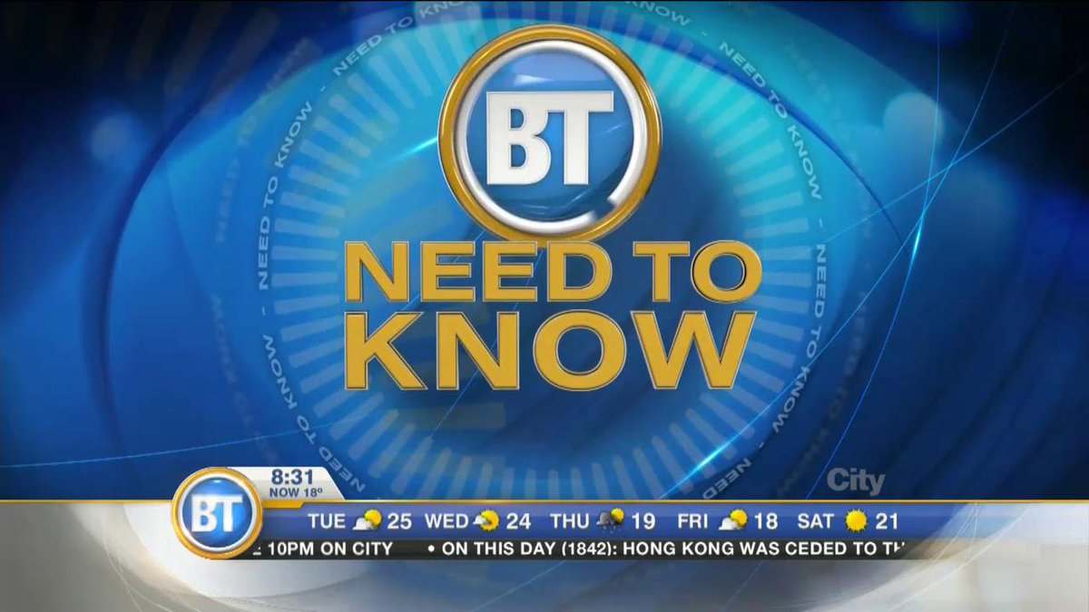 #BTMTL #needtoknow VIDEO: Your 90-second news, weather, traffic update at 8:30 https://t.co/ZatW6EIFVU