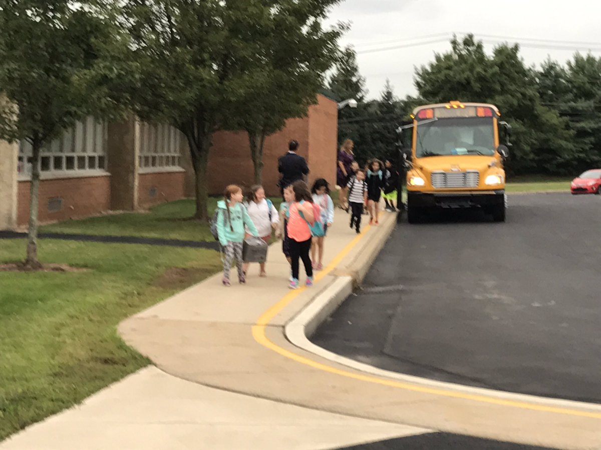 First day of school. West Broad students excited to be back!
