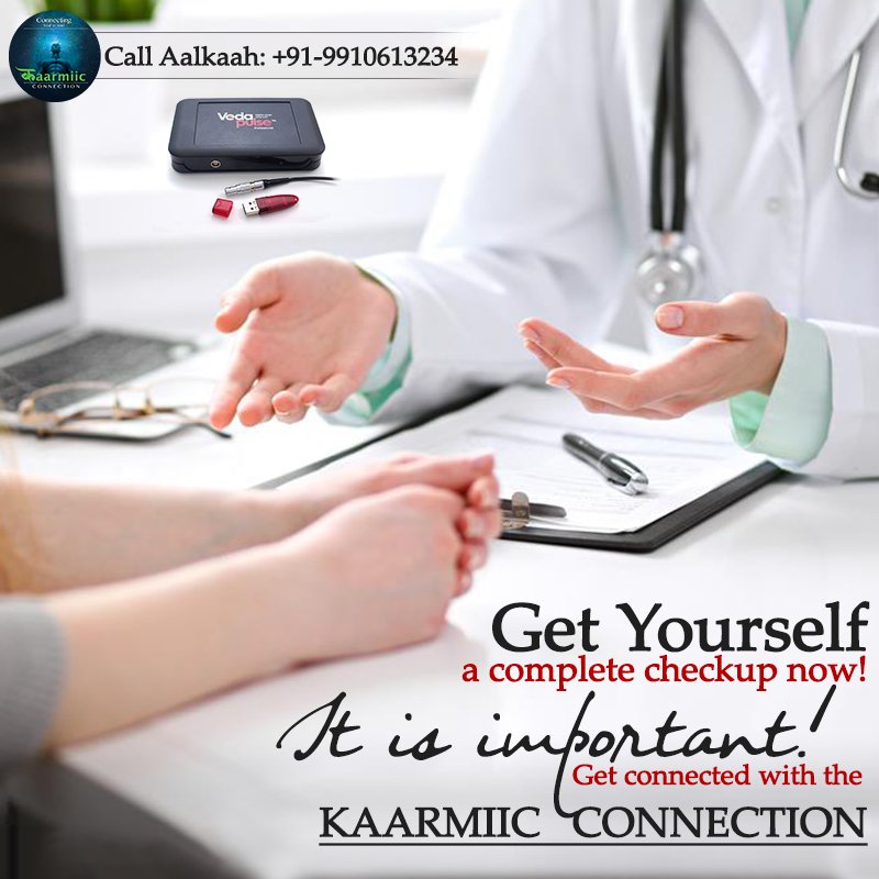 KaarmiicConnect's tweet photo. Get yourself a complete checkup now by #VEDAPULSE.
Call aalkaah at +91-9910613234 for more.
Get connected with the @KaarmiicConnect. https://t.co/lJCSVIItx9