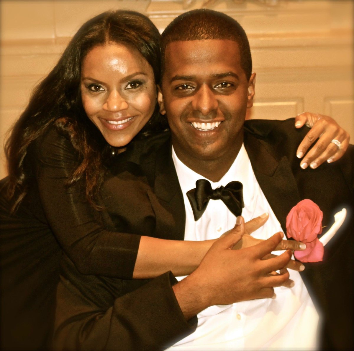 Ellen Rucker and husband Bakari Sellers