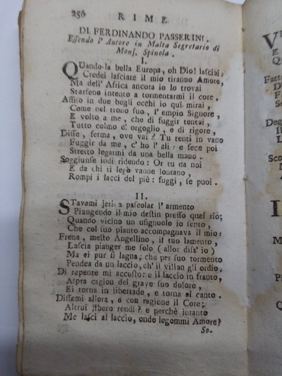 Per #BuonaSerataInPoesia 
Queste rime d'antica stampa '1700' Passerini scriveva
'bella Europa'
@MaurilioVitto
@facasus 
@LSolpietro