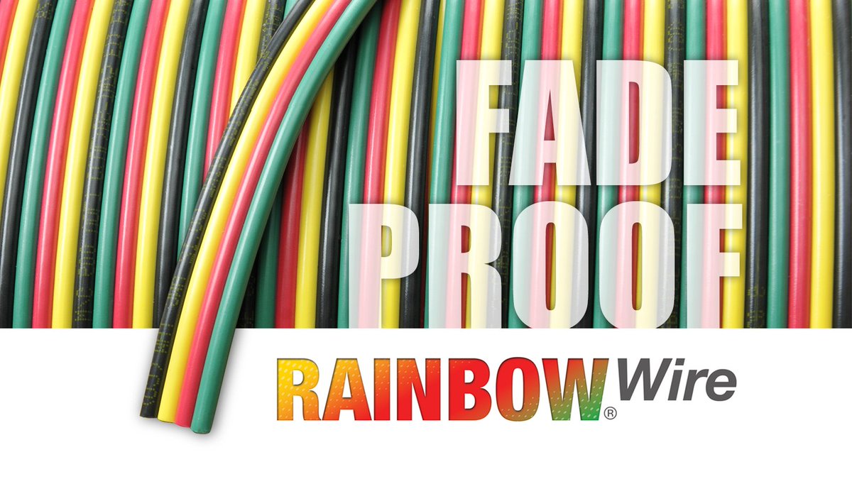 servicewireco's tweet photo. RainbowWire – this rainbow won’t fade! #PumpCable https://t.co/XZOykislhk https://t.co/bBxGsmfnBP