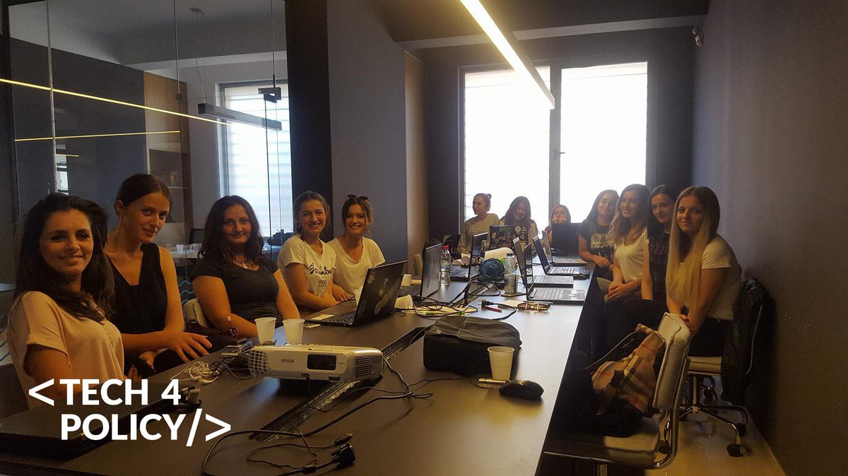 OpenDataKosovo's tweet image. Excited to see so many brilliant ideas young women shared&amp;amp;turned into real-world tools that will improve lives of communities! #tech4policy