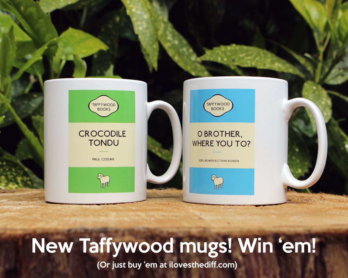 ILovesTheDiff's tweet photo. Yay, we're 8! To celebrate, we're giving away 8 pairs of brand new Taffywood mugs (or others of your choice). RT to enter #competition. Ta! https://t.co/nR2bNLmxe7