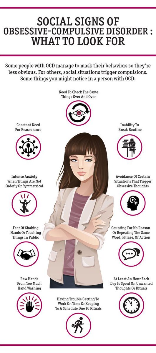 cafecounsel's tweet photo. Check out the #SocialSigns of #ObsessiveCompulsiveDisorder or #OCD. #LetsTalk to #BreakFree #BeatOCD (via Pinterest) https://t.co/xneVJugHKS